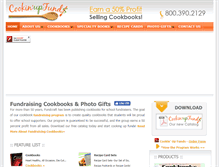 Tablet Screenshot of cookinupfunds.com